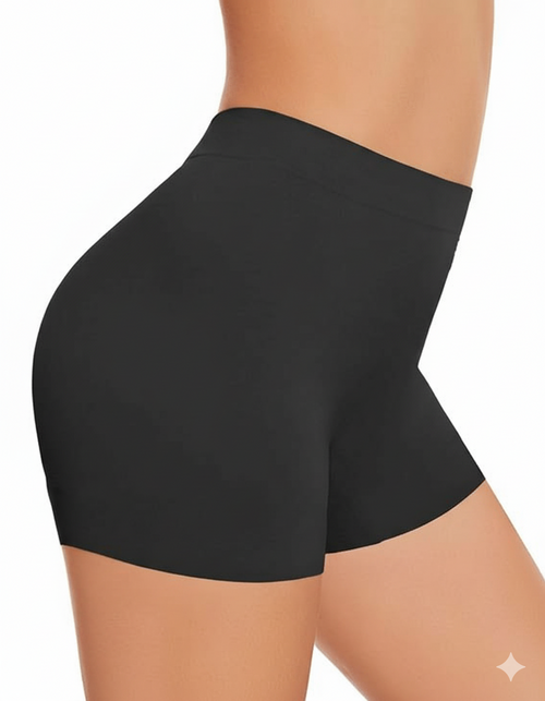 Women's Seamless High-Waist Shapewear Shorts – Black  Body Contouring